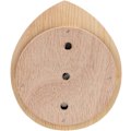 Miniatyrbillede 5 af 5: Sauna termo-hygrometer, dråbeformet træ 2 i 1 termometer hygrometer