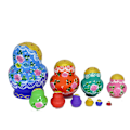 Miniatyrbild 2 av 4: Nesting Dolls, 10 stycken, Serie av ryska Matryoshka D