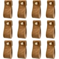 Miniatyrbilde 1 av 5: Lær Møbelhåndtak, 12 stk Møbelhåndtak, Dørhåndtak for Skap Knapper Skap Garderobe, A D