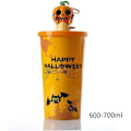 Miniatyrbild 5 av 5: Halloween Pumpa Halm Tumbler Halloween Mekanisk Nyckelring Halmkopp Halloween Rolig Pumpa Drin
