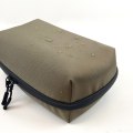 Miniatyrbilde 2 av 5: 1 stk (brun) Liten kabeloppbevaringspose, Mini elektronisk tilbehørsarrangør med håndtak, Sprutsikker bæretaske for lader W