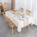 Miniatyrbillede 2 af 5: 140x180 cm Rektangulær Dug Anti Plet Elegant Dug T E