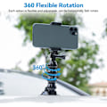 Pikkukuva 3 / 5: 360 asteen kääntyvä joustava auton imukuppiteline Go Pro Hero 11 10 Insta360 X3 DJI Action 3 iPhonelle