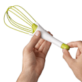 Miniatyrbillede 2 af 5: Twist Piskeris - fladt piskeris og ballonpiskeris - Velegnet til non-stick køkkengrej, Silikone, Grøn