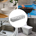 Miniatyrbillede 3 af 5: 6-delt pimpsten til toilet rengøring (grå), skrubbebar til at fjerne hårde vandringe, kalk og rust fra toilettet