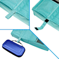 Miniatyrbilde 4 av 5: Grønn Seng Organizer - 8 Lommer Sengside Henge Oppbevaringspose med Stropp for Mobiltelefon, Tablet, Bøker, Vev, Ideell for C