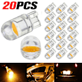 Pikkukuva 1 / 4: Auton T10 LED COB Amber Wedge Sisätilan Kupu Lukulampun Polttimo
