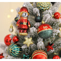 Miniatyrbilde 2 av 3: 70 stk Julekuler 3-10cm Rød Hvit, Hengende Dekorasjon for Juletre, Pynt med Stjerne for Jul T