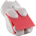 Miniatyrbild 1 av 5: Dispenser, kattform med 1 block Post-it Z-Notes, rosa färg -