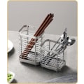 Miniatyrbillede 4 af 5: (Silver Plus) Køkkenvask Svamp Holder, Rustfrit Stål Køkken