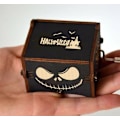 Miniatyrbild 3 av 4: Halloween n styles trä vev musikbox Amazing Night Painting, Jul med vev - vintage - i