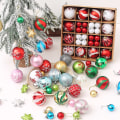Miniatyrbild 2 av 4: Julgranskulor Set, 42 Stycken Plastjulgranskulor Set, Julgransdekoration Blå och Vit Jul F