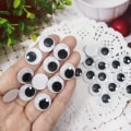 Miniatyrbillede 4 af 5: 300 stk. 15mm Vippeøjne Sorte Hvide Runde Plastik Klæbestikker til Scrapbooking Håndværk Tilbehør DIY Håndværk Dukke D