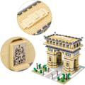 Miniatyrbillede 2 af 4: Byggesæt, Arc De Triomphe Arkitekturmodel Blokke Ki