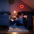 Pikkukuva 4 / 5: Red Heart Neon-kyltti, LED-neonvalo paristoilla tai USB-virralla C