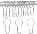 30-pack duschdraperiringar hängande krokar för sortering och organisering V