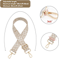 Miniatyrbillede 2 af 5: Taske Rem 2 stk Justerbar Skulderrem 3,8 cm Justerbare Remme