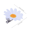 Miniatyrbillede 2 af 4: 12 stk. Daisy hårklemmer søde små blomster hårnål blomster hårklemme flerfarvet hår bar C