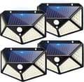 4-pack utomhus solcellslampa, utomhus solcellslampa, 100 LED solcellslampa