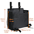Miniatyrbillede 2 af 5: SORT - Plæneklipper Organizer Push Bag Have Organizer Opbevaring Lomme Haveværktøj Pung Tilbehør til P
