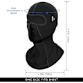 Miniatyrbild 2 av 5: (Svart) Balaclava Dam Herr, Multifunktionell Mask för Kallt Väder O A