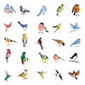 Miniatyrbillede 3 af 5: Små Fugle (Små) Vægstickers Mural Stickers Soveværelse Børneværelse Stue væg adhsif maison