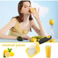 Miniatyrbillede 2 af 4: Manuel rustfri stål juicer til hjemmet - 2 i 1 juicepresser f