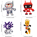 Miniatyrbillede 2 af 5: Stryge-på-patches, 12 stk. robot-stryge-på-patch sy-på-patch til Clot F