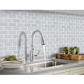 Miniatyrbild 4 av 5: Peel and Stick Kakel Backsplash för Kök Vägg, 10-Blad Grå Tunnelbana Kök Backsplash Kakel (12\"×12\") Grey