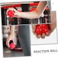 Miniatyrbild 2 av 5: 3 st Hexagonal Träning Boll Baseboll Reaktionsboll Gummi Reaktionsboll Boxning Reflexboll Fitness