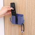 Miniatyrbild 2 av 4: 4-pack väggtelefonhållare, självhäftande väggfäste bredvid arrangör, fjärrkontrollförvaringslåda, mobiltelefonhållare Q