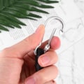 Miniatyrbilde 2 av 5: 4 stk. karabinkrok bagasjerep, 100 cm utendørs klatrerep, tung
