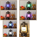 Pikkukuva 4 / 4: 2 kpl Vintage Garden Lantern, ulkovalaistus LED-lyhty Warm white + color