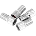 Miniatyrbillede 4 af 5: 4 stk. 19 mm krom dækventilforlængeradapter til bil lastbil