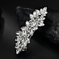 Miniatyrbild 3 av 4: Kristallklämma 2 st pärlhårklämmor strass brud bröllopshår accessoarer elegant smycken hai