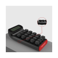 Miniatyrbillede 4 af 5: (Sort) Mekanisk lommeregner, 10-cifret LCD-skærm til bærbar computer, F