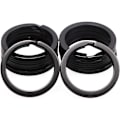 Miniatyrbilde 2 av 5: 20 stk 1,18 tommer/30 mm diameter metall flate split nøkkelring X