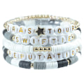 Miniatyrbillede 5 af 5: 1 stk. Eras Tour Armbånd, Matchende Album Taylor Fearless, Reputation, 1989 og Lover Farverige Venskabsarmbånd
