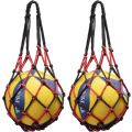 Miniatyrbilde 1 av 5: 2 stk - Ballongpose Stor Meshpose for Folding Nylon Nettpose Oppbevaring Slitesterk Gjenbrukbar G