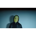Miniatyrbild 3 av 4: Gul skräck Jason mask Vuxna skräckmask Hockey Halloween Hacker Maskerad Läskig Herr Dam
