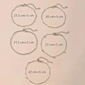 Miniatyrbillede 2 af 5: 1 stk. Sølv Boho Carifin Perle Ankelkæde Multilayer Sølv Kæde Ankelkæder Brtacelets Be