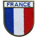 Miniatyrbild 1 av 4: Badge Frankrike Franska Flaggan Opex Tap Soldat 8x7cm Stryk-på Legion N