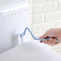 Miniatyrbilde 4 av 5: Toalettkantbørste 4 stk. Toalettbørste Dekorativ Toalett Baderom Skrubbebørste Plast Buet Rengjøring Toalettbørste B