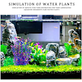 Miniatyrbillede 5 af 5: (32cm/12,5 tommer) Akvariefisk Tank Plastplanter, Simulering af Vandplanter Lilla Akvarium Aqua