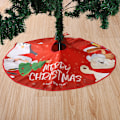 Miniatyrbild 3 av 3: (C)Röd Julgransskjort Rund Julgranstäcke Elf Jingle Plysch Julgransskjort för Julgran C