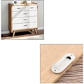 Miniatyrbilde 5 av 5: Skyvedør innfelt håndtak 2 stk Oval innfelt trekkhåndtak med S