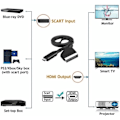 Miniatyrbild 3 av 5: Scart till HDMI-omvandlare, All-in-One SCART till HDMI-adapter, 1080P