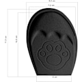 Pikkukuva 2 / 5: Mustat 2 Paria Ylisuuria Kenkäpehmusteita - Sopii Kaikkiin Kenkiin - Vaahtomuovipehmusteet - Liukumattomat Etujalan Plantar-Pohjalliset Varpaille B
