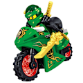 Miniatyrbild 4 av 4: 8 st minifigurer mini figurer ninjago motorcykel set klossar