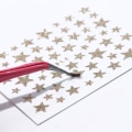 Miniatyrbild 5 av 5: 5 st 3D Nagelstickers Dekaler Nagelstickers Färgglada Stjärnor Glitter Glänsande Dekoration DIY Självhäftande Nagelkonst